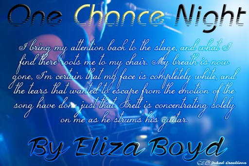 Guitarist on stage for background, soft and blur concept