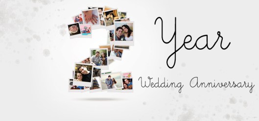 2 year wedding facebook header